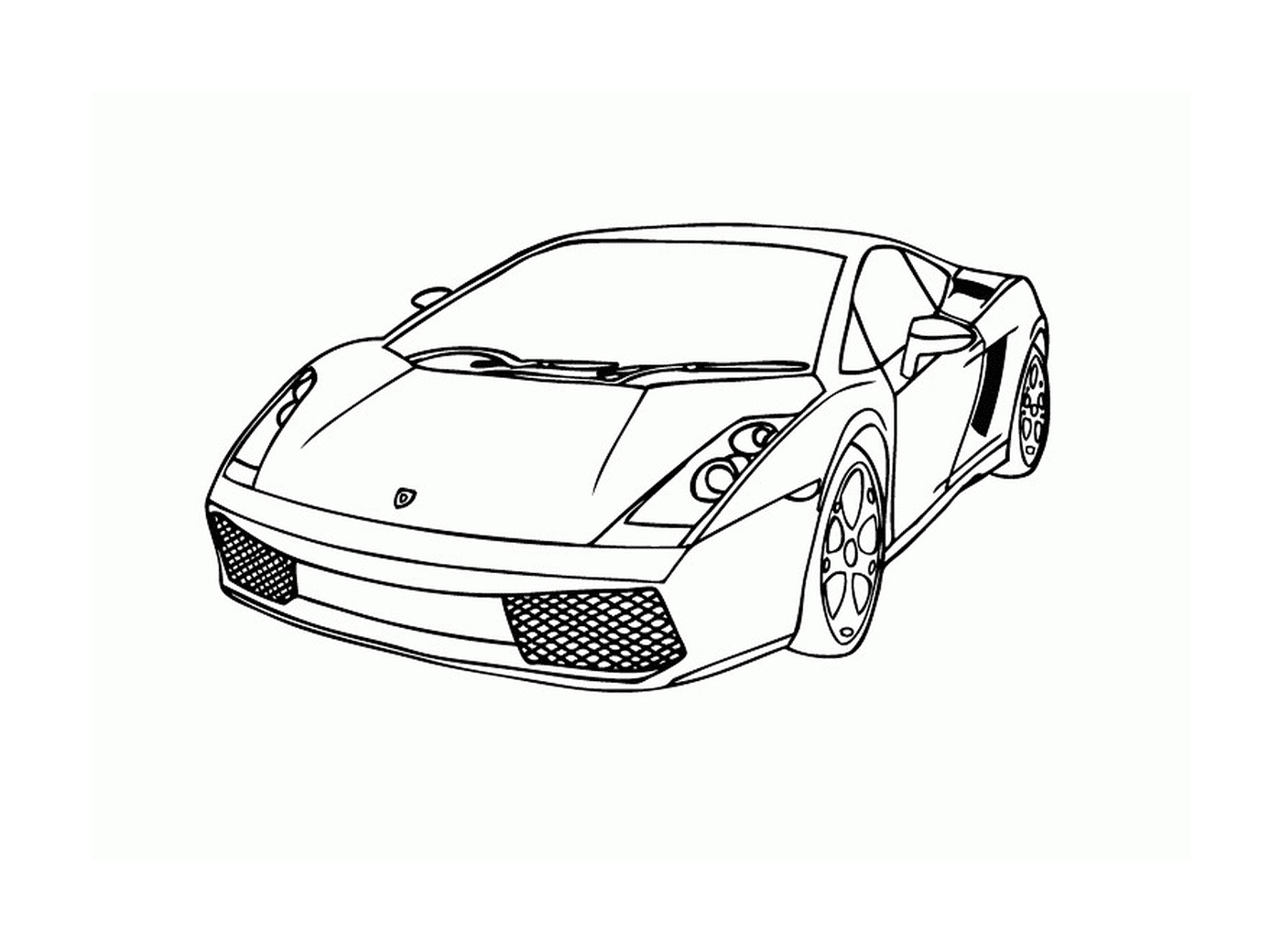  Lamborghini 汽车,最高视图 