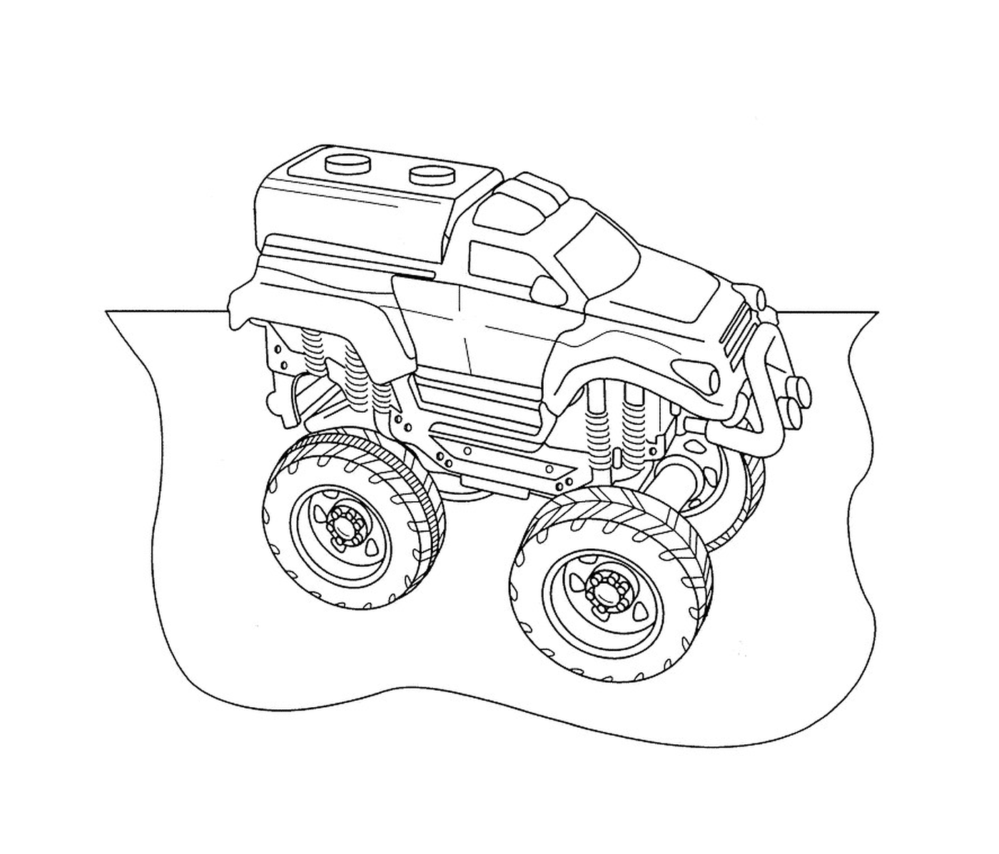  Carros de rali, caminhão monstro 