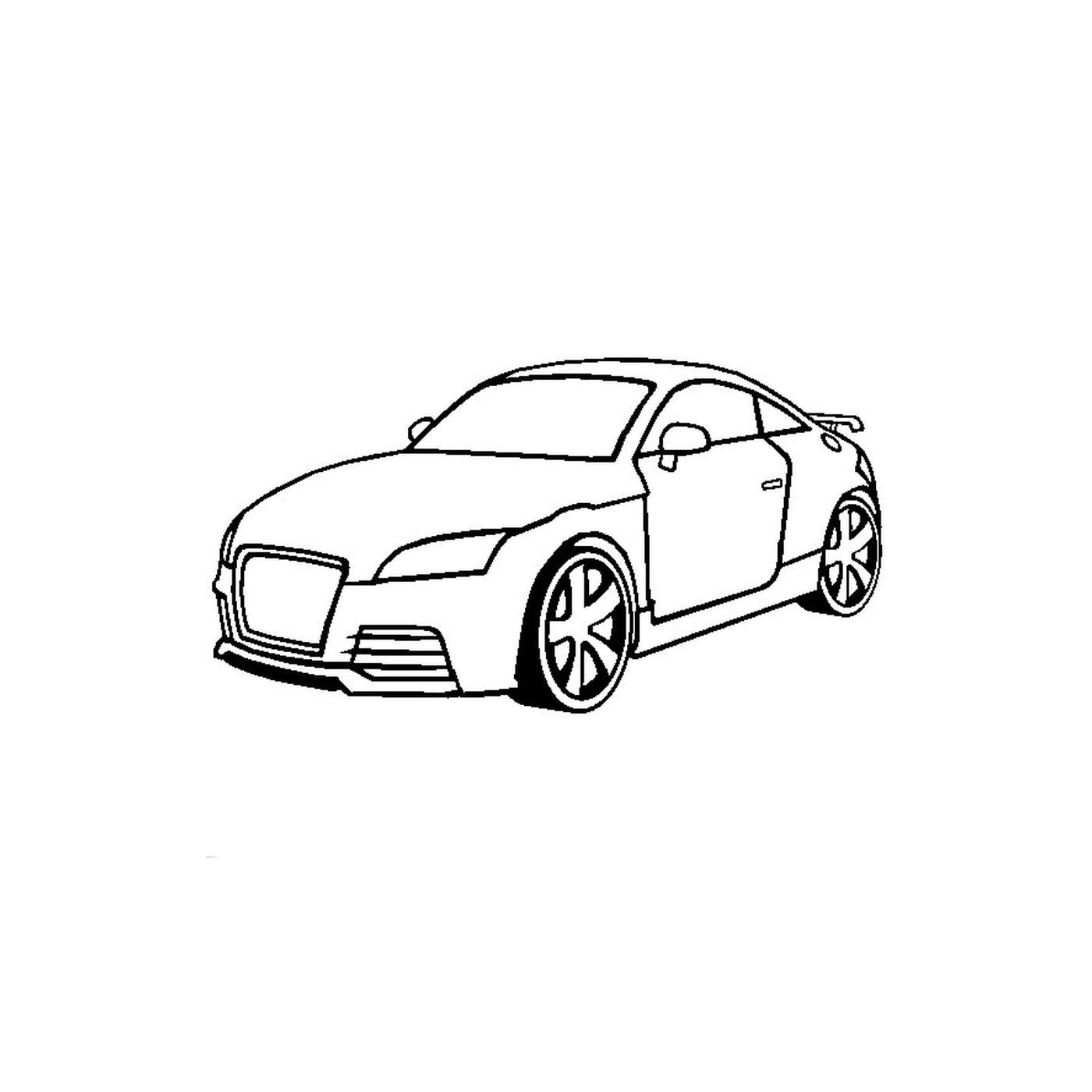  Audi TT 灰色 