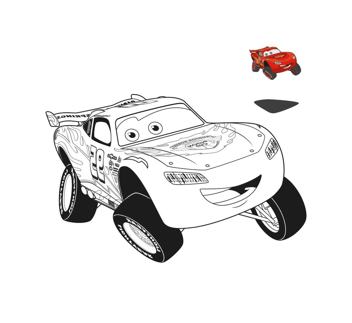  McQueen Flash Car Jumping 