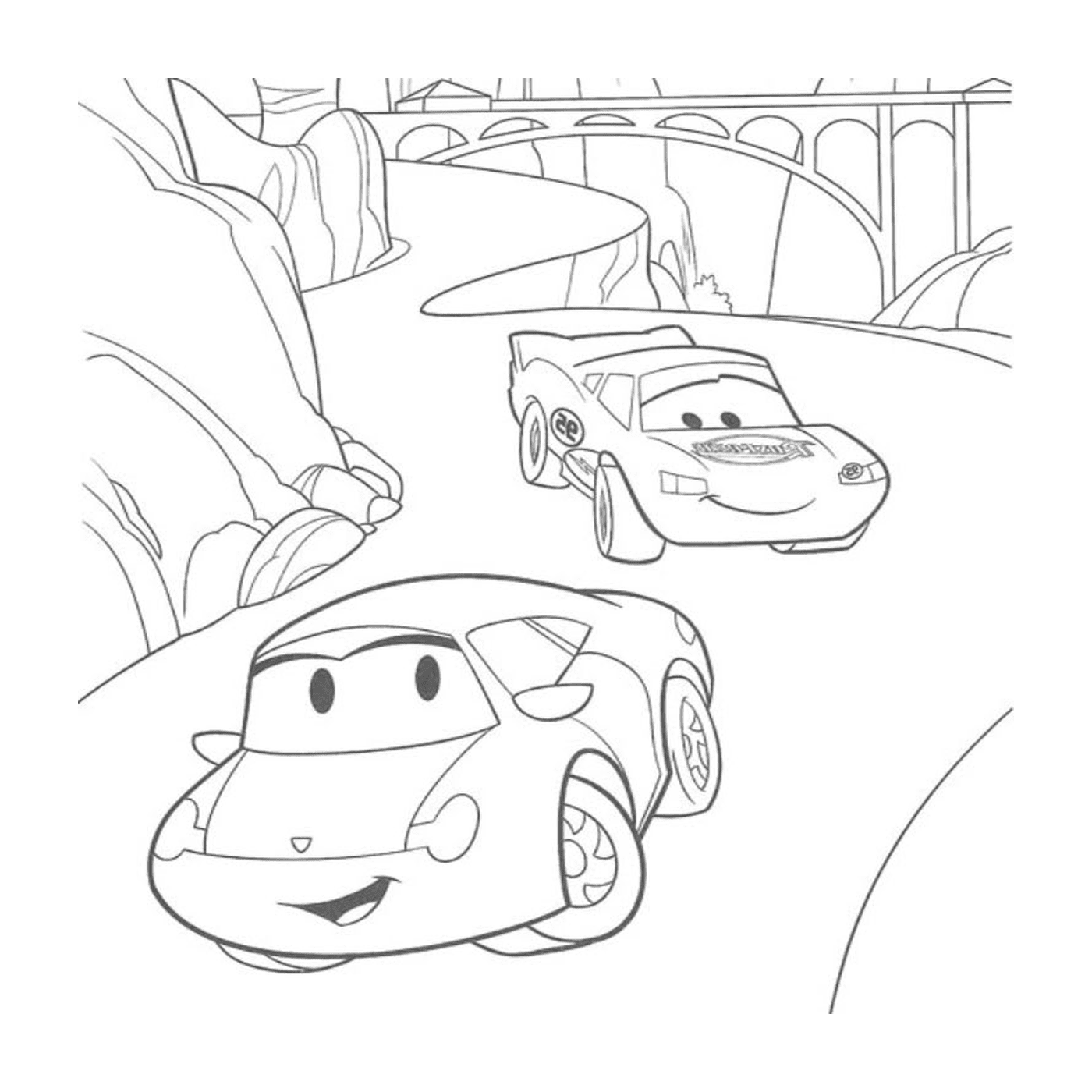  Alguns carros na lama 