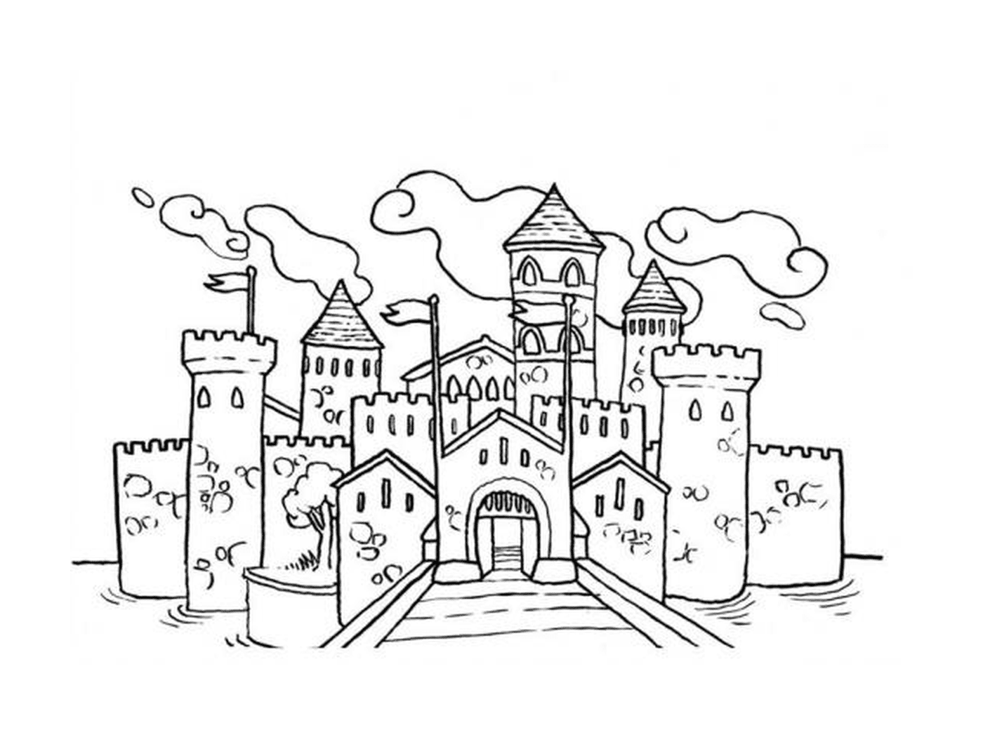  城堡和钟塔 