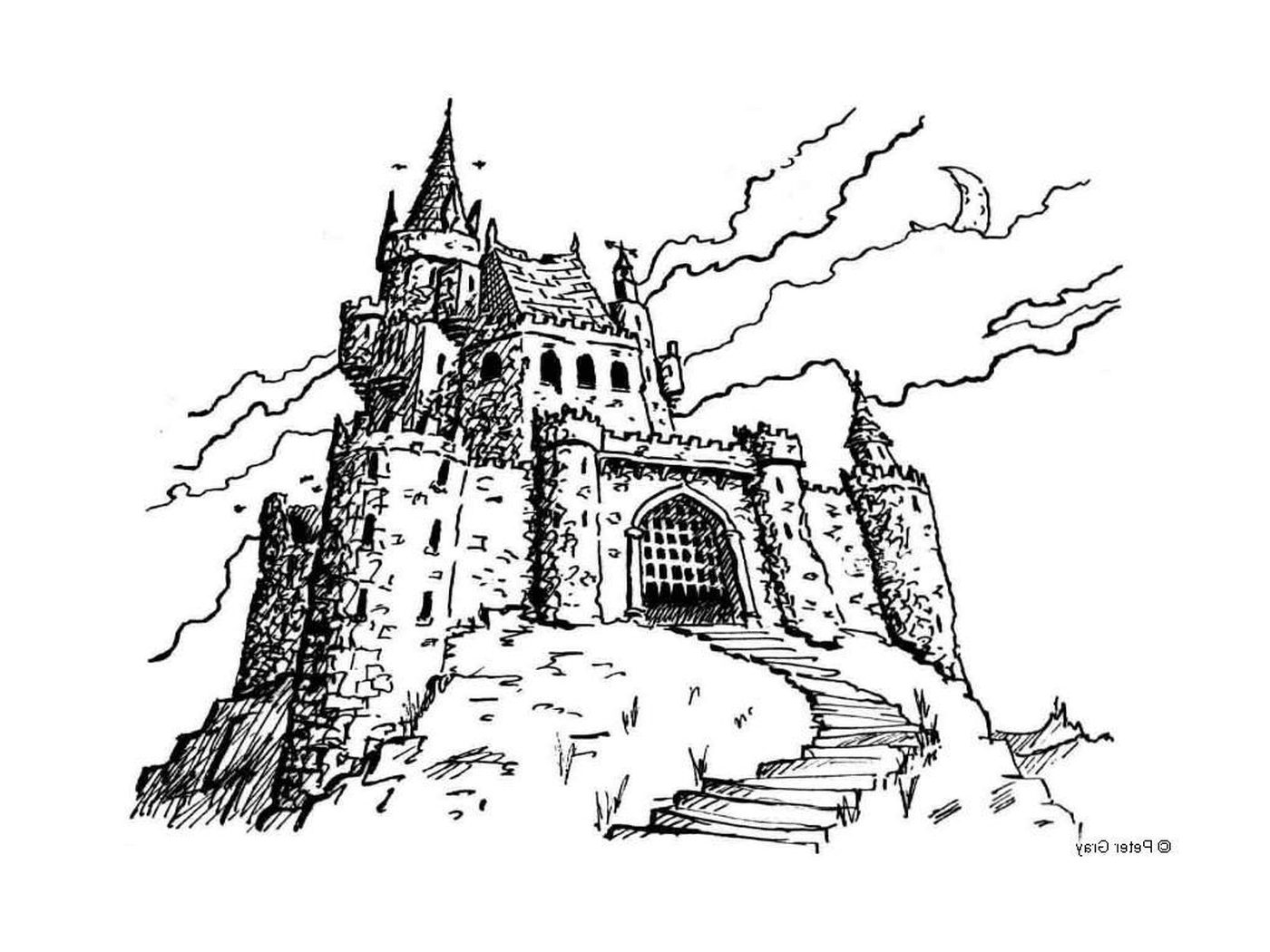  Um castelo medieval projetado por Peter Gray 