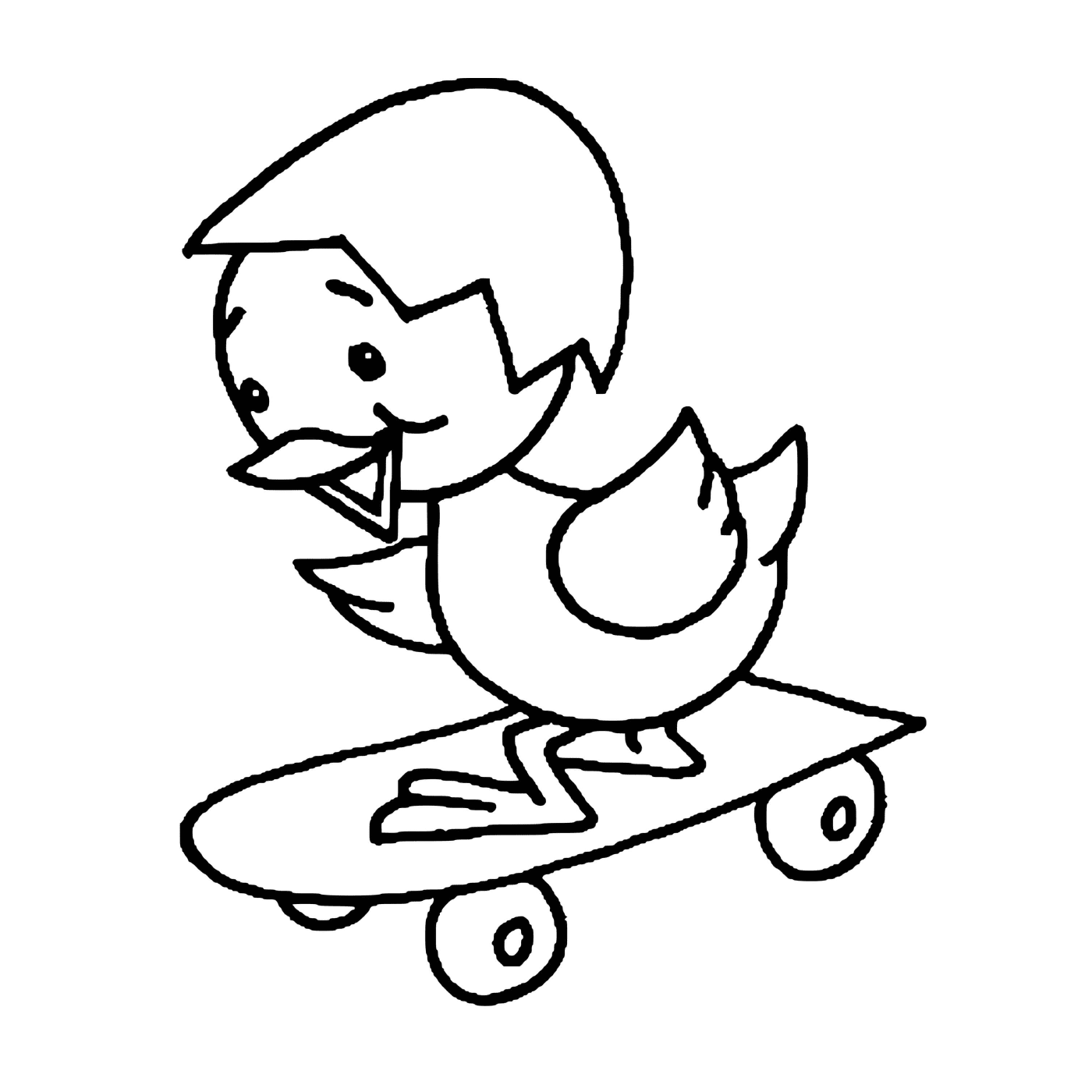  Skating em pó placa voador 