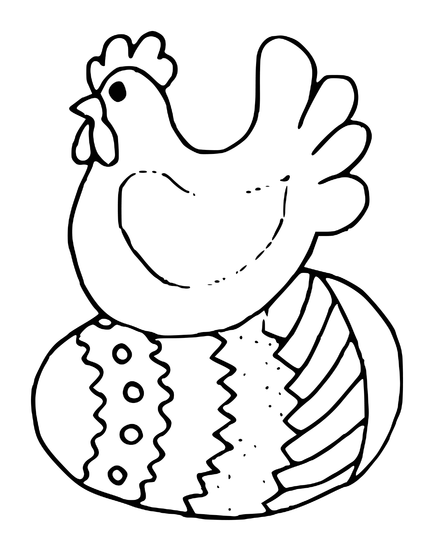  Turquia com ovos de Páscoa 