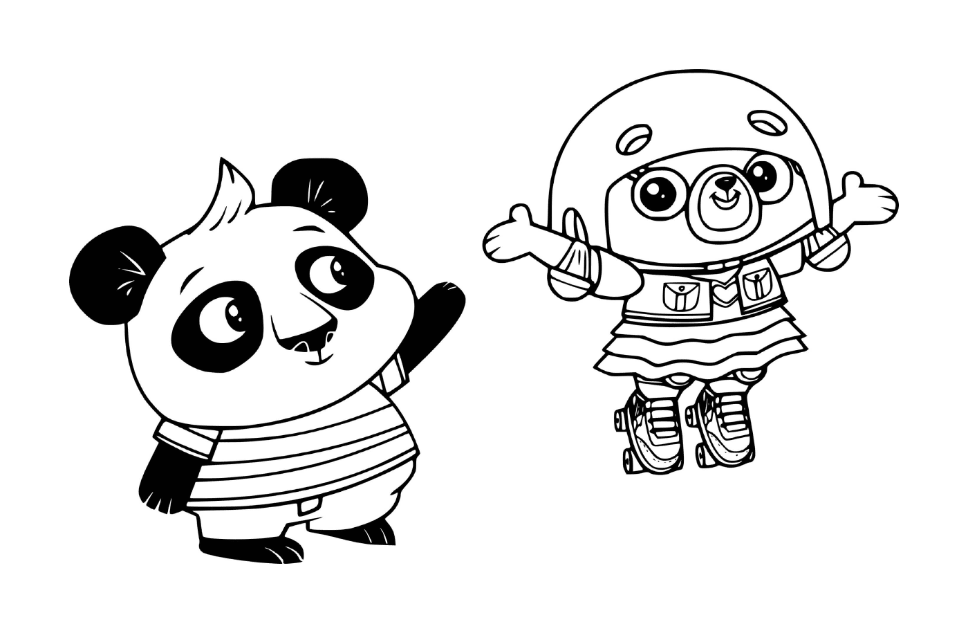  Chip Pug e Nico Panda 