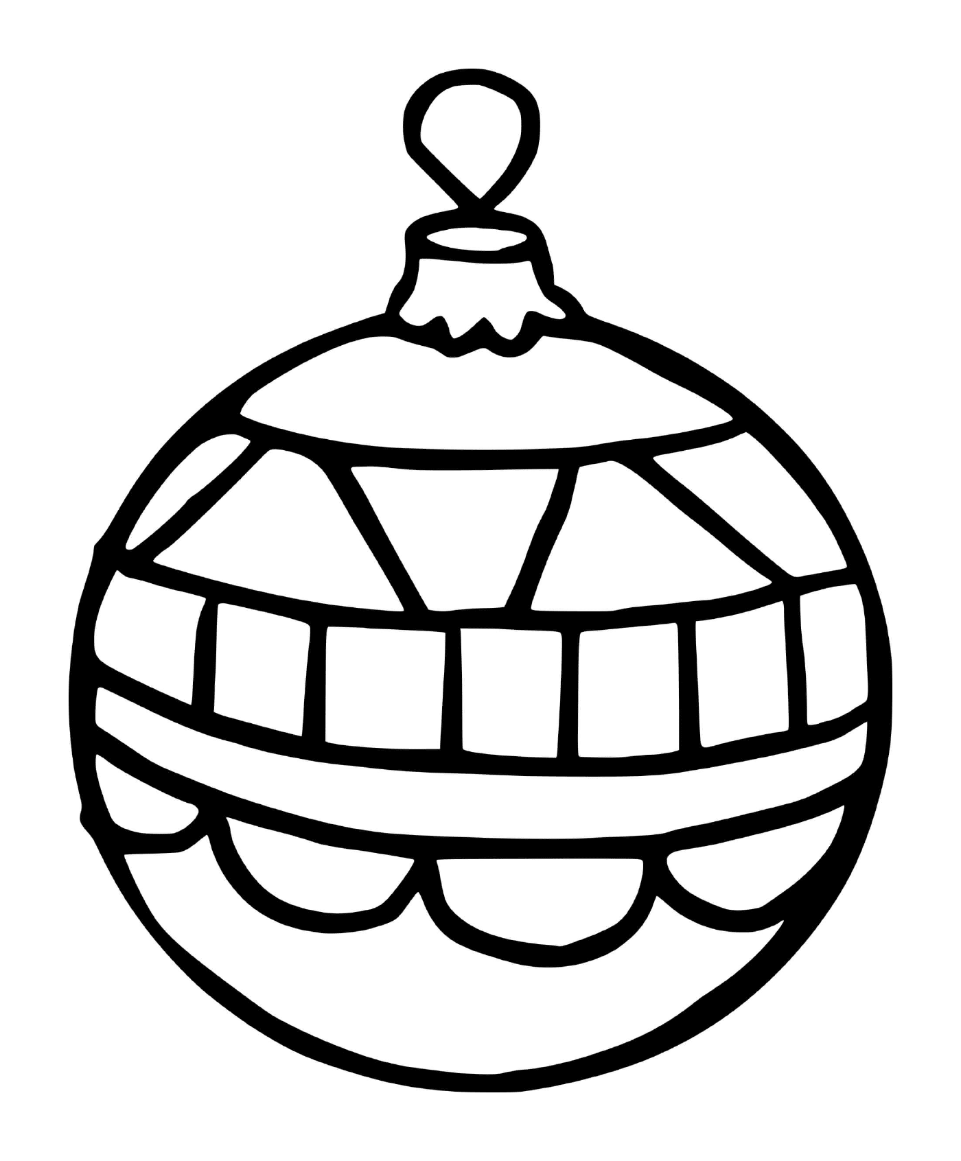  Uma bola de Natal para uma árvore 