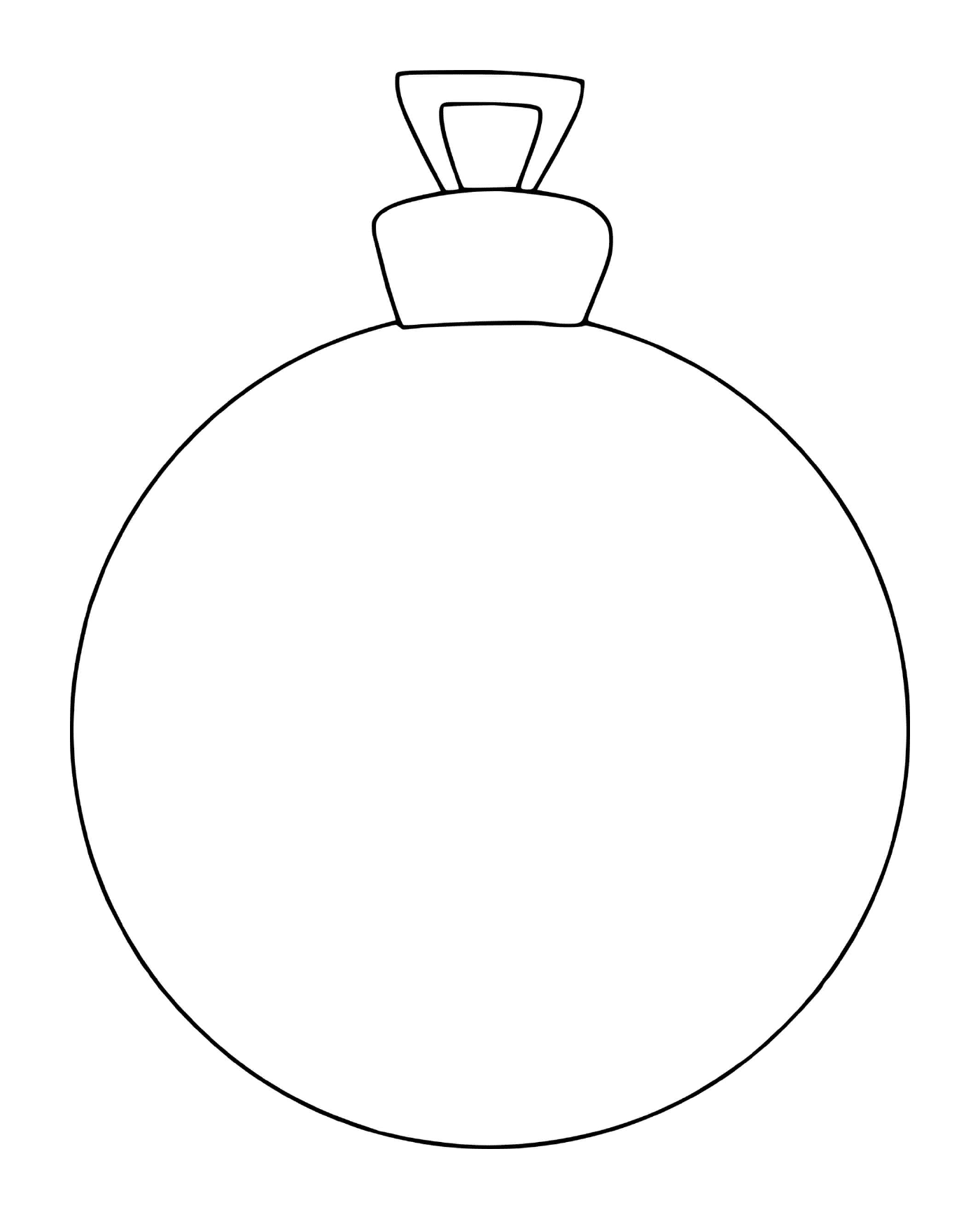  Uma bola de Natal simples e fácil para abeto preto 