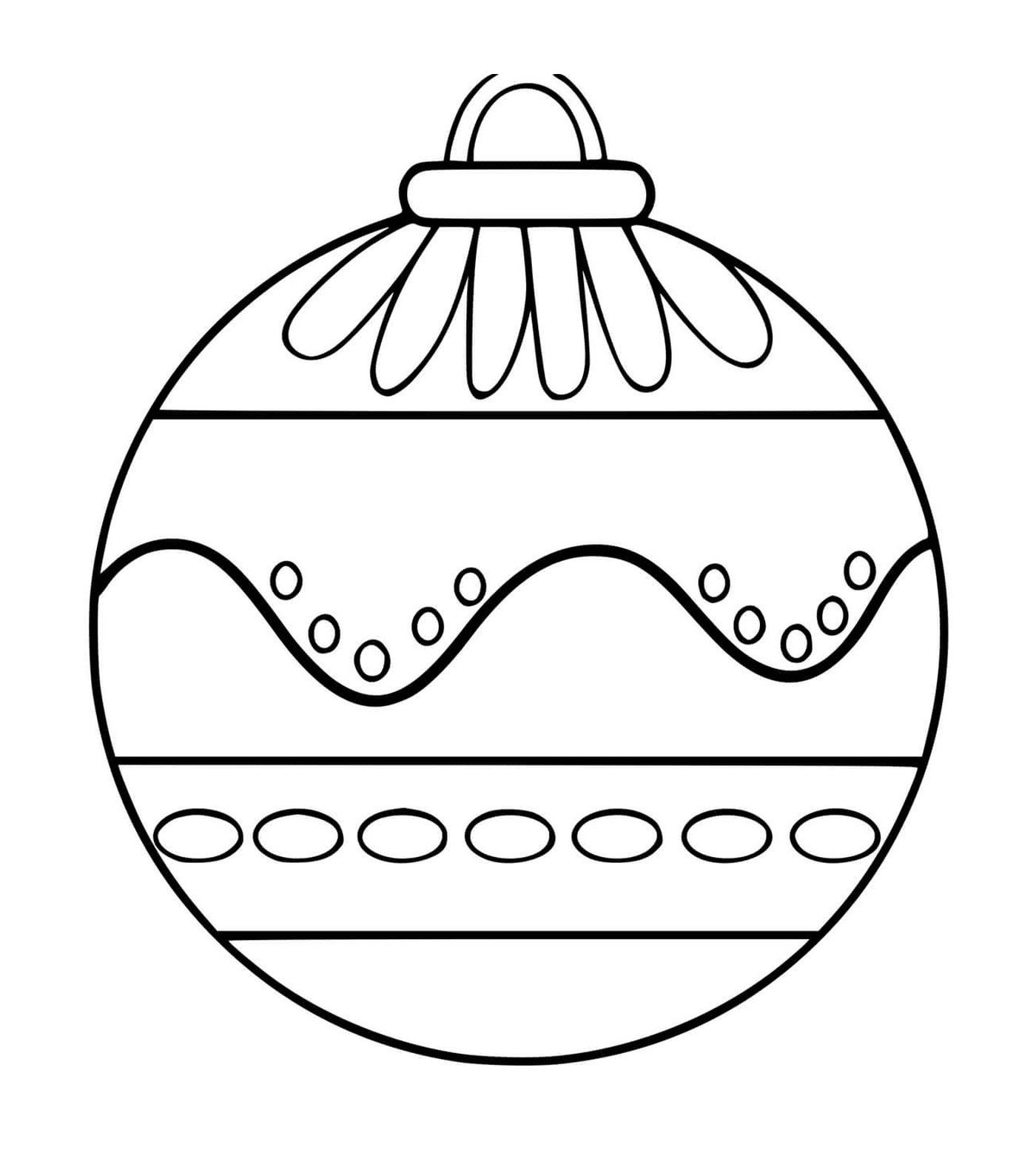  क्रिसमस की गेंद विभिन्‍न रंगों के साथ 