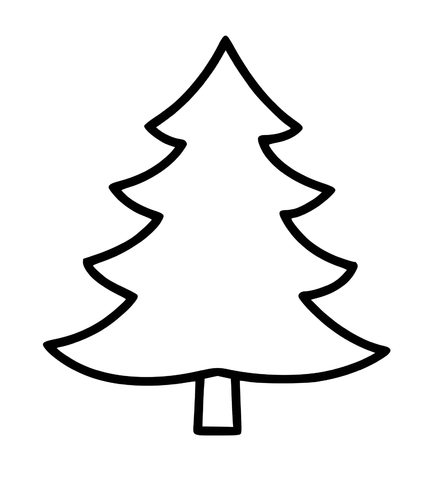  Árvore de Natal sem decoração para crianças 