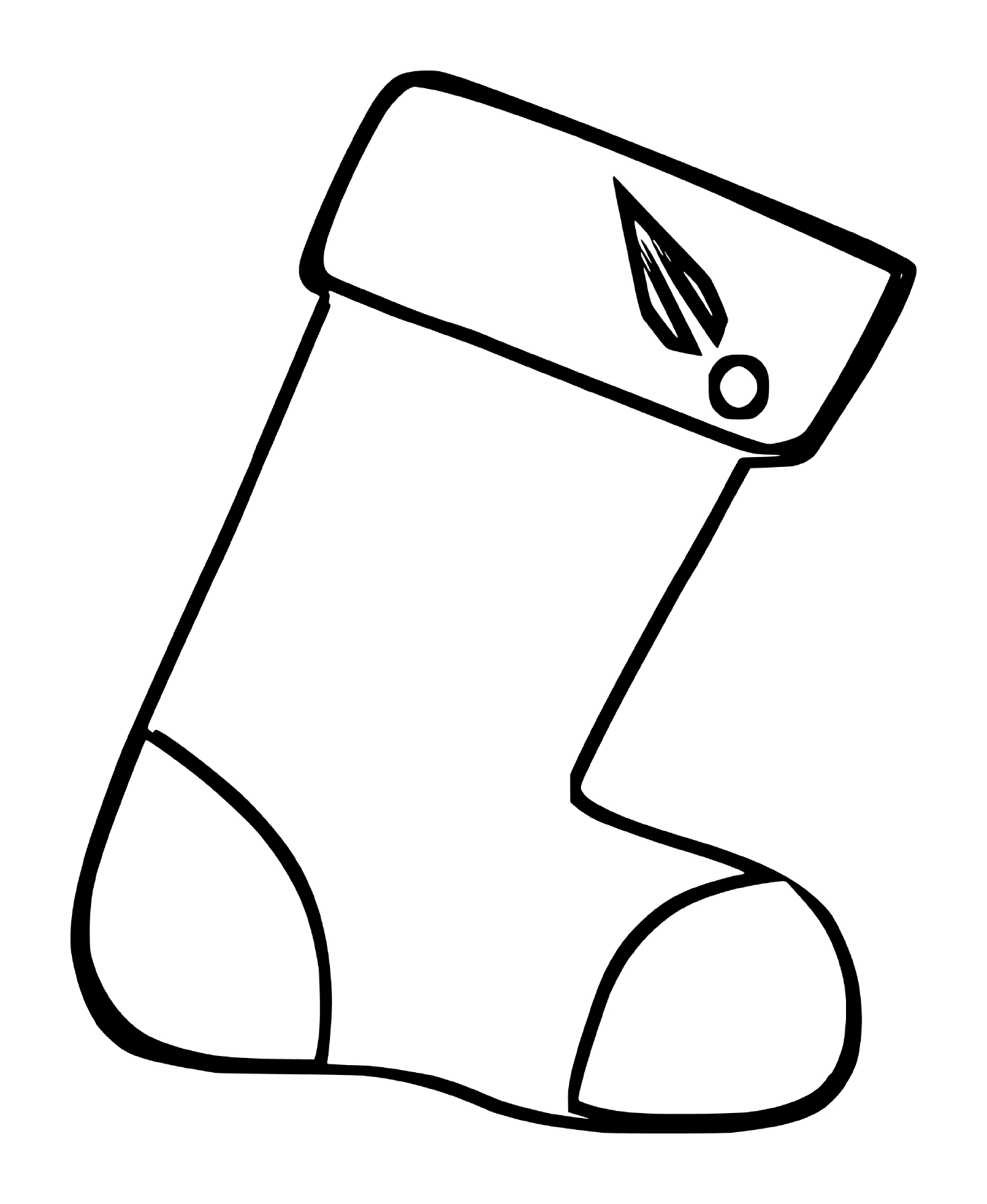  壁炉的圣诞丝袜 
