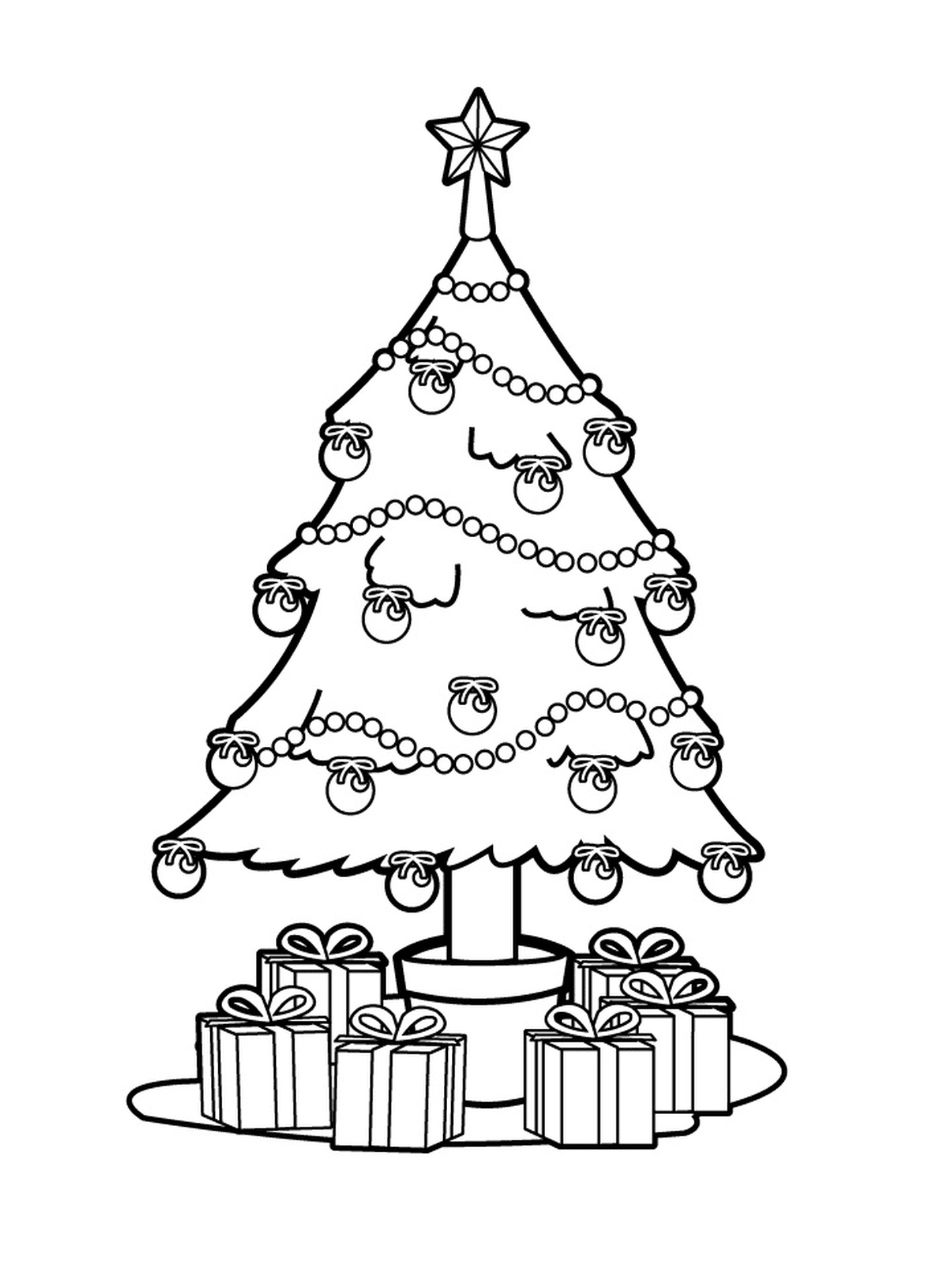  Uma árvore de Natal tradicional 