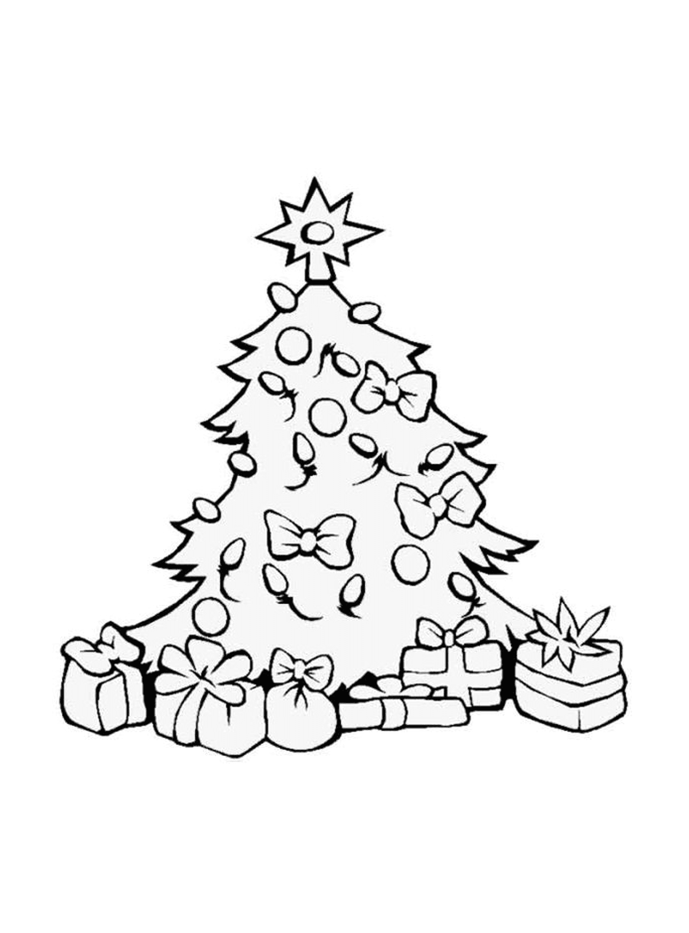  क्रिसमस का पेड़ जिसमें ढेर सारा दान दिए जाते हैं 