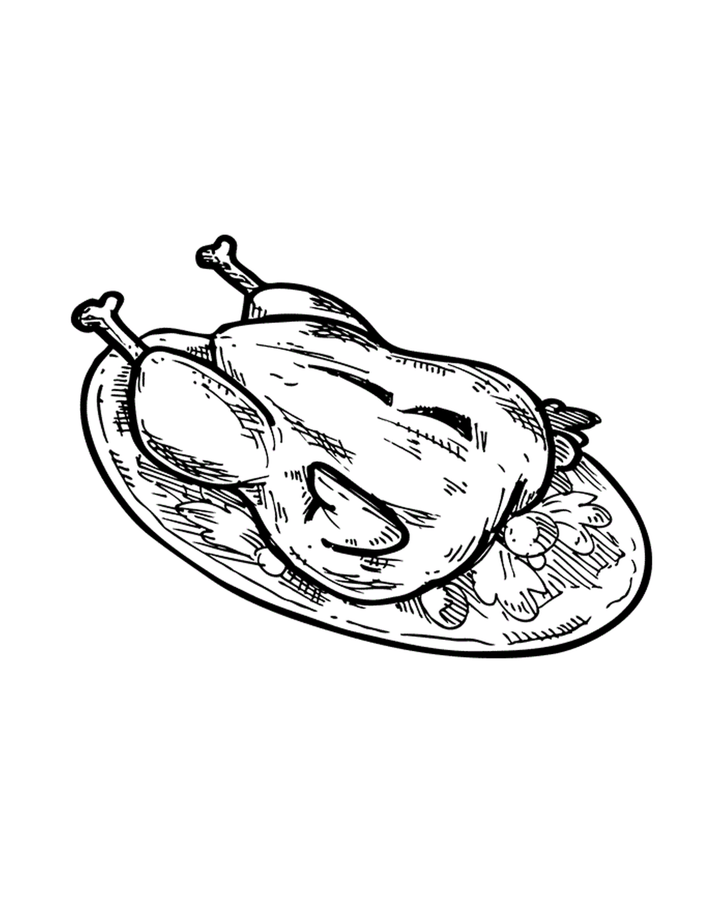  Turquia em um prato 