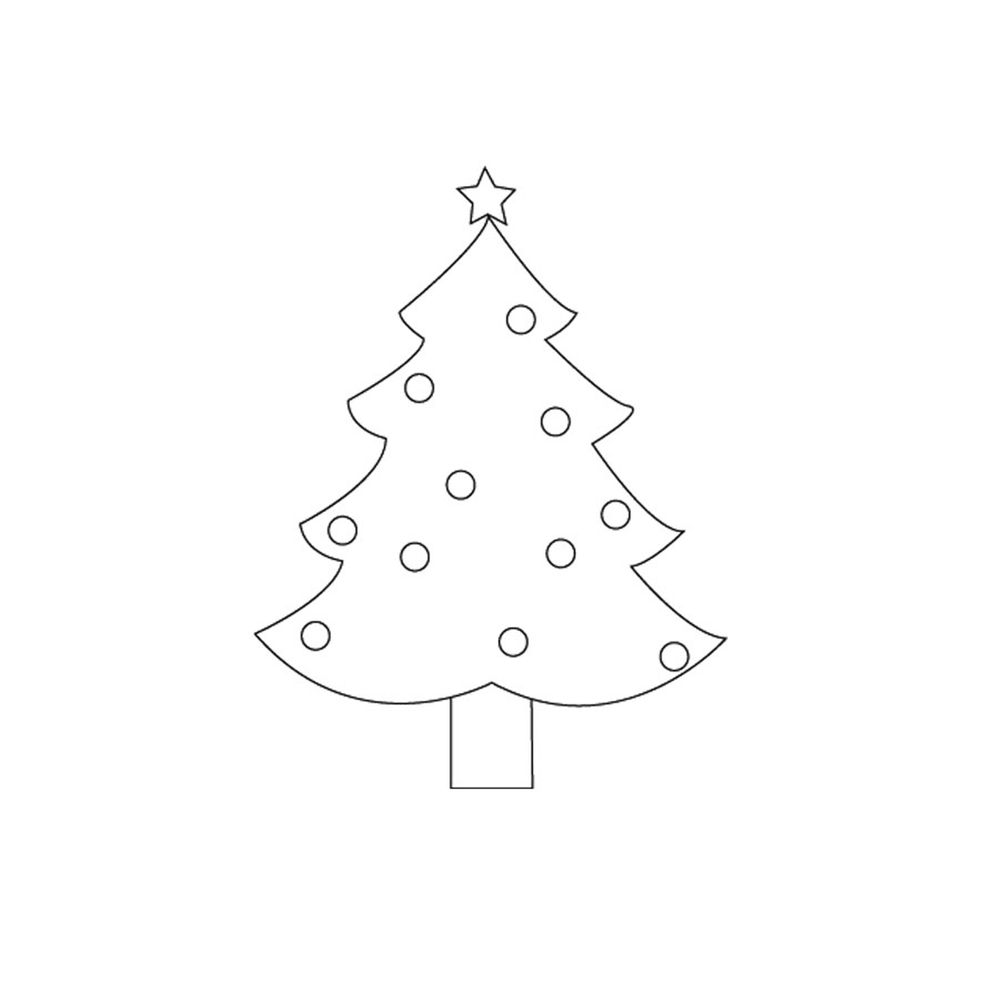  Árvore de Natal simples 