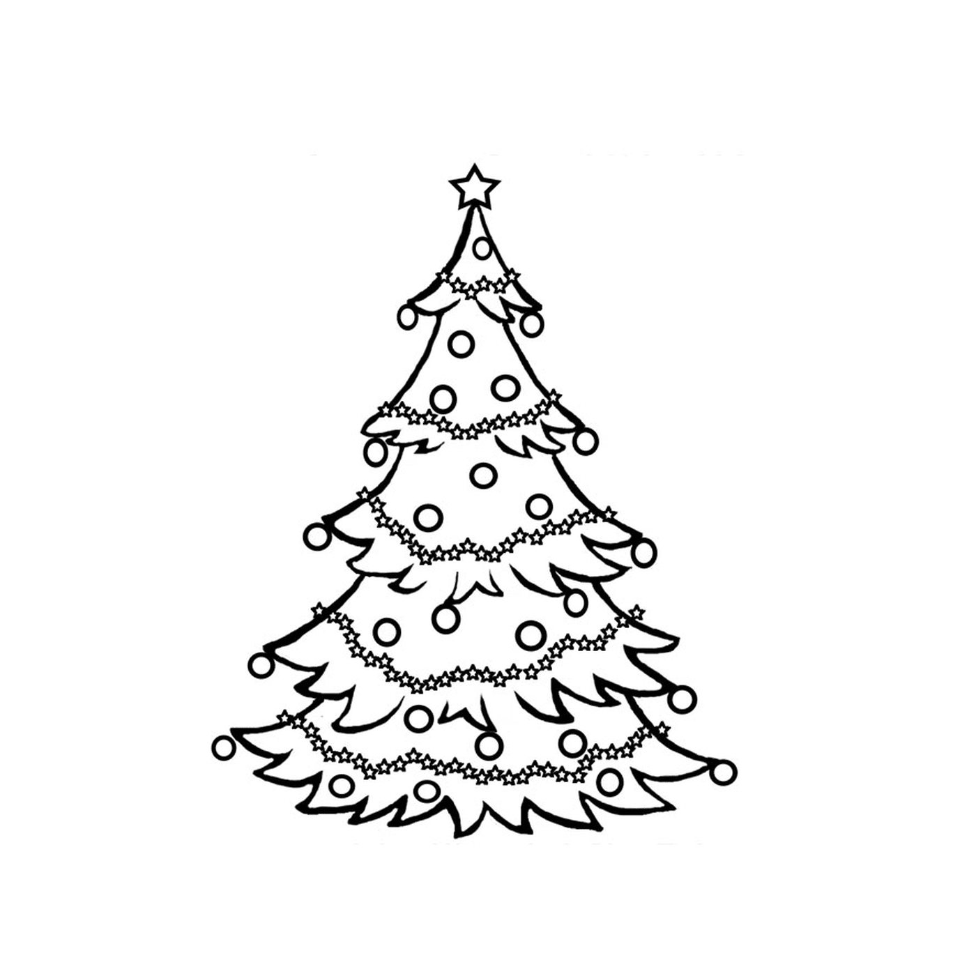  árvore de Natal festiva 