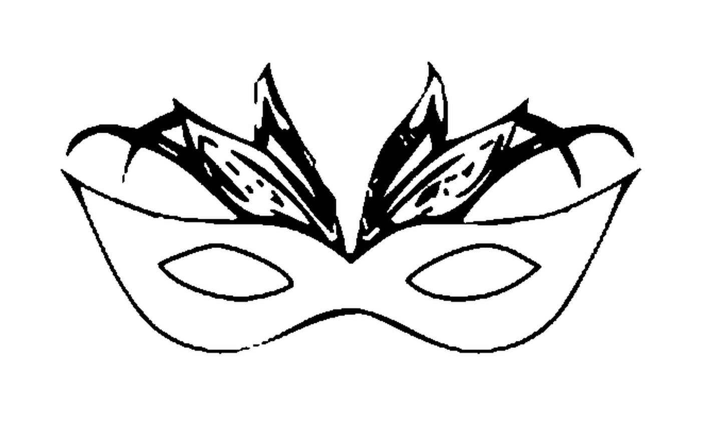  Uma máscara de carnaval para os olhos 
