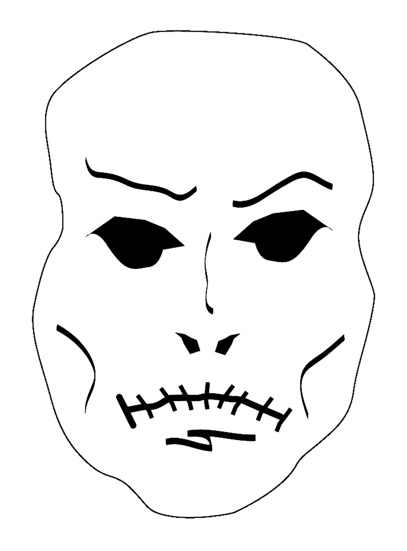  Máscara de Halloween para o carnaval 