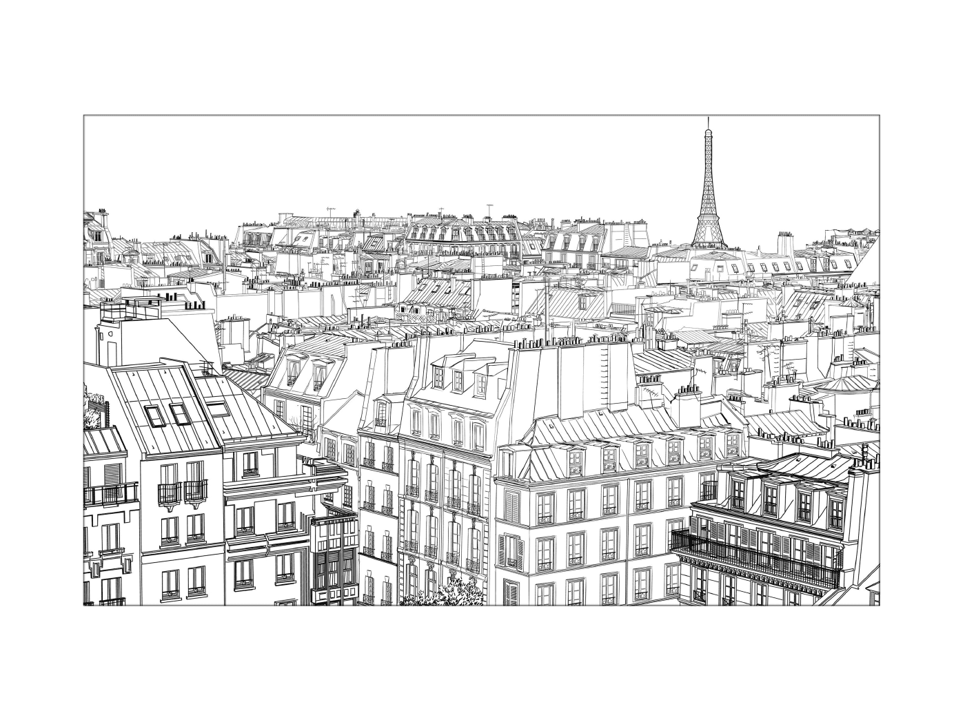  नौवेवे इमारतों शहर पेरिस 