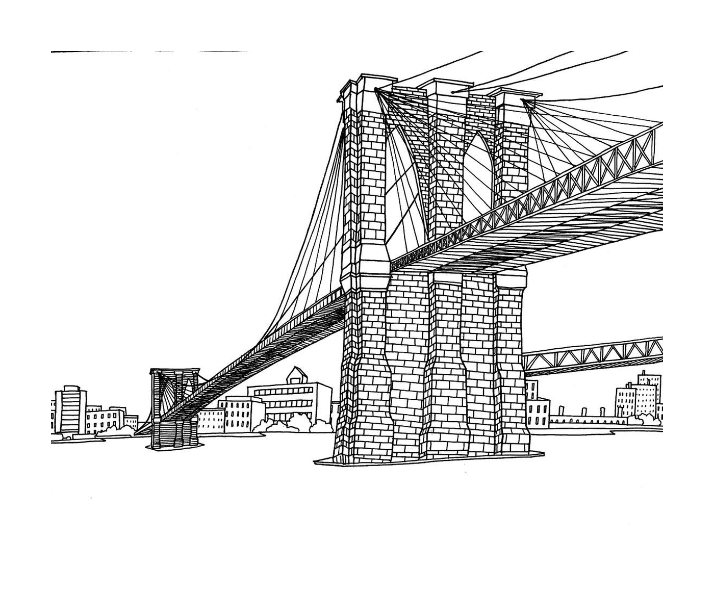  ब्रुकलिन ब्रिज न्यू यॉर्क 