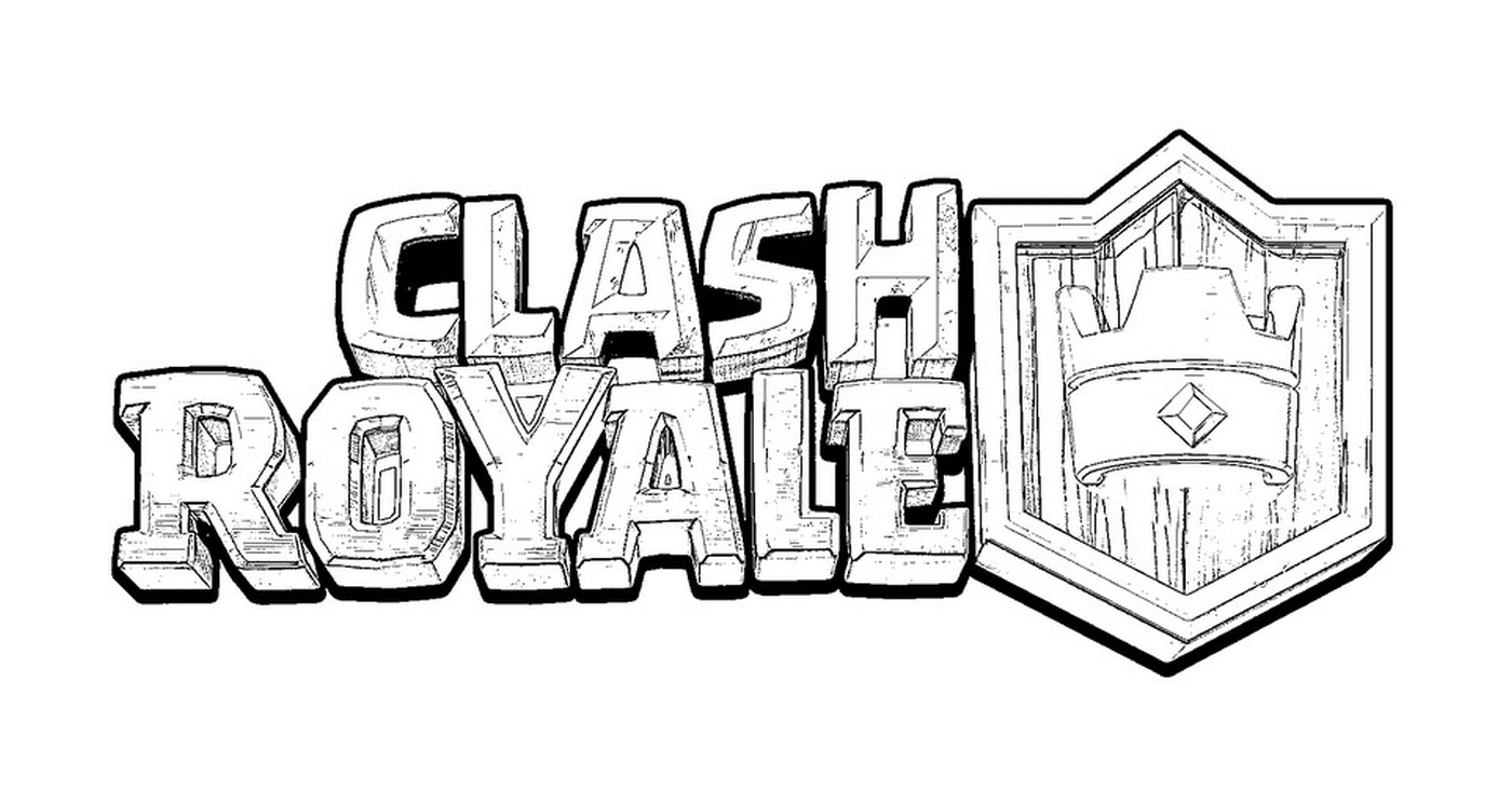 O logotipo oficial do Clash Royale