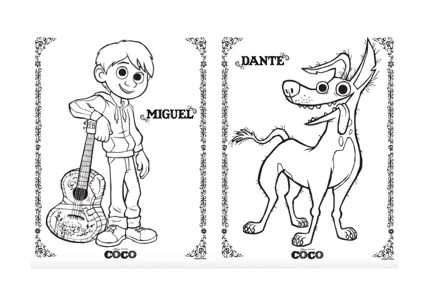  و(ميغيل) و(دان دانت) الكلب في (ديزني كوكا بيكسار) 