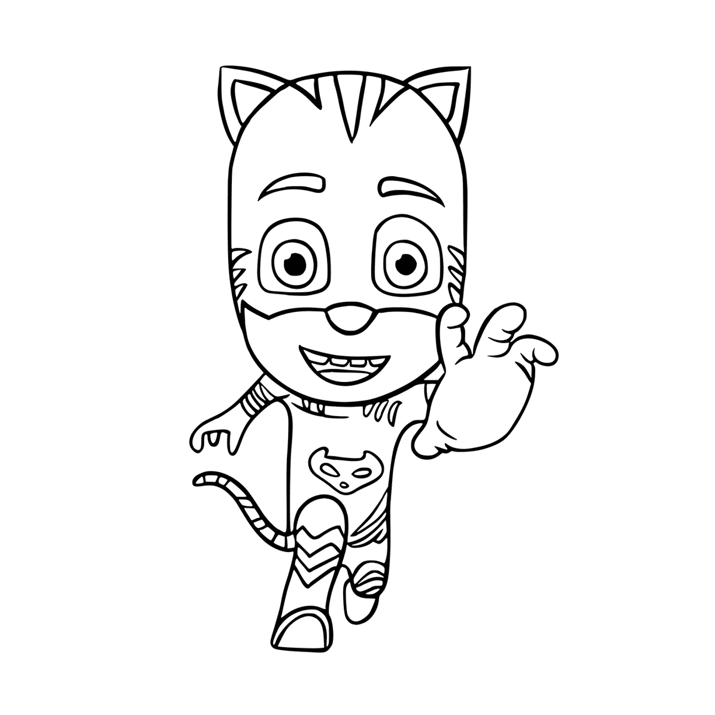  Catboy da Cor dos Pijamasques 