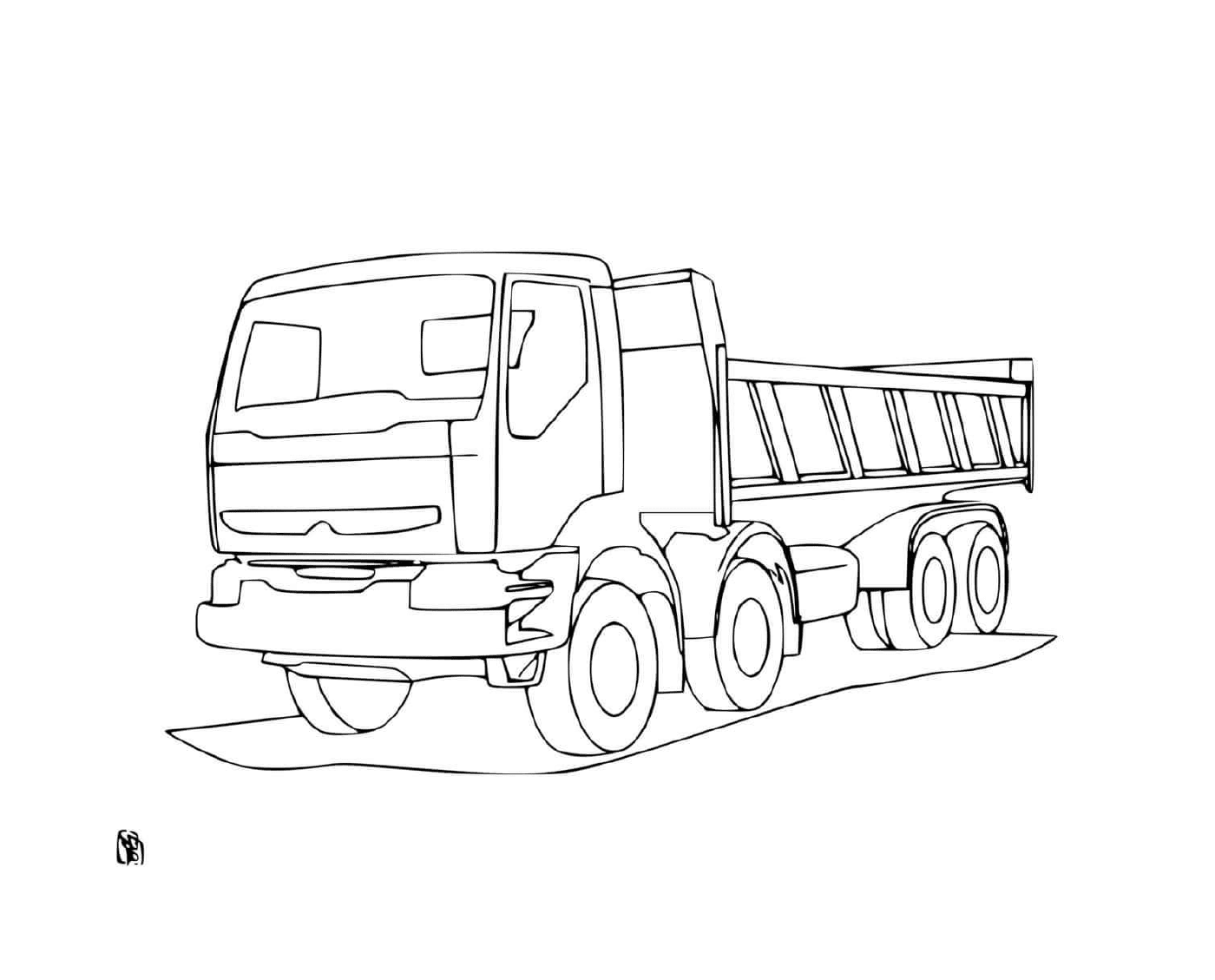  شاحنة فولفو من موقع البناء، قوية وقوية 