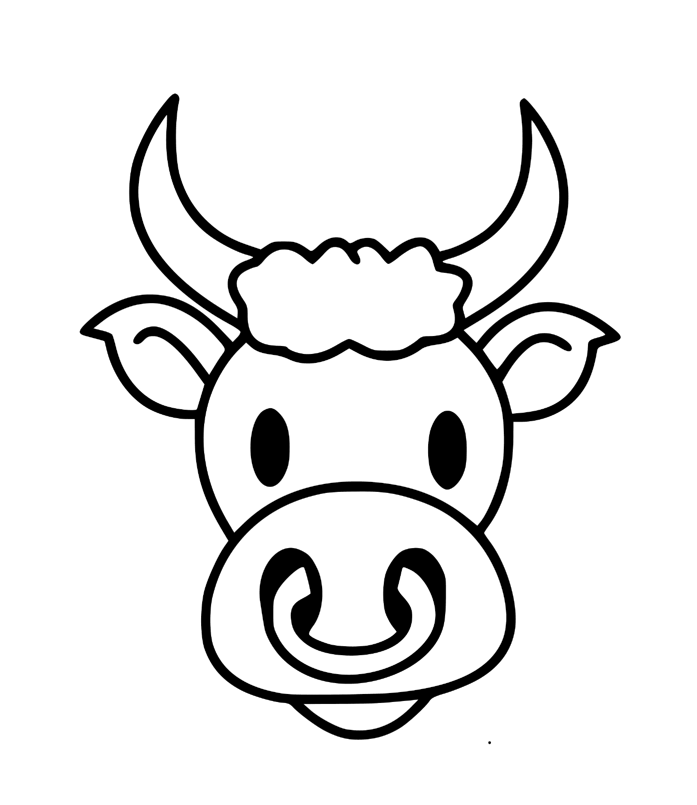  Cabeça de touro sorridente 