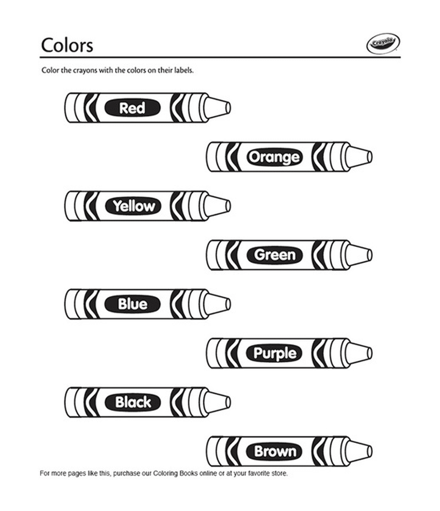  कोरोला द्वारा अंग्रेज़ी में रंगीन पेंसिलें 
