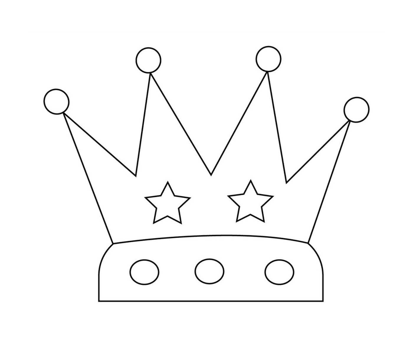  Uma coroa simples para crianças 