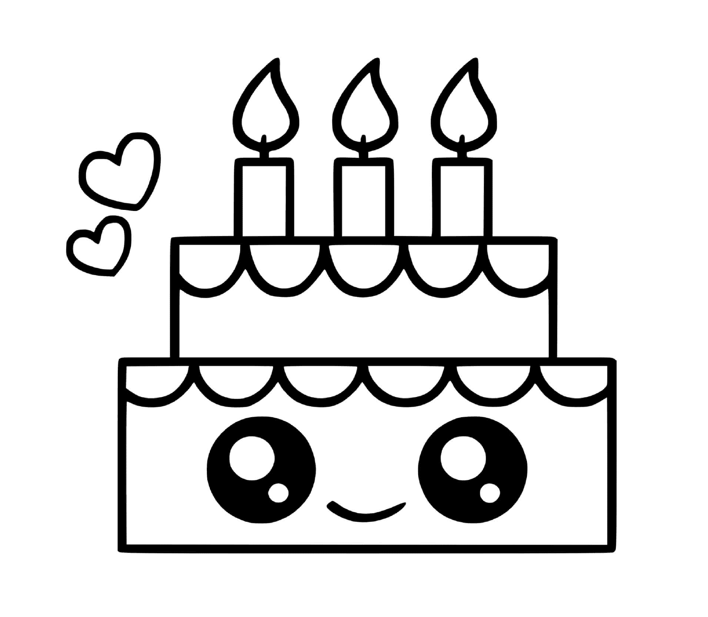  Um bolo de aniversário 