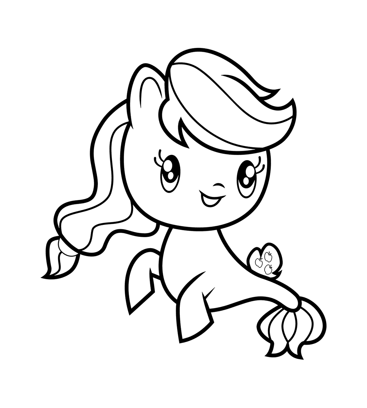  Applejack Pony of Sea da Coleção Cutie Mark 
