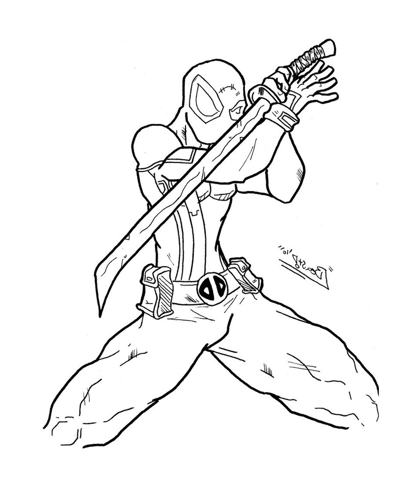  Deadpool disfarçado de ninja 