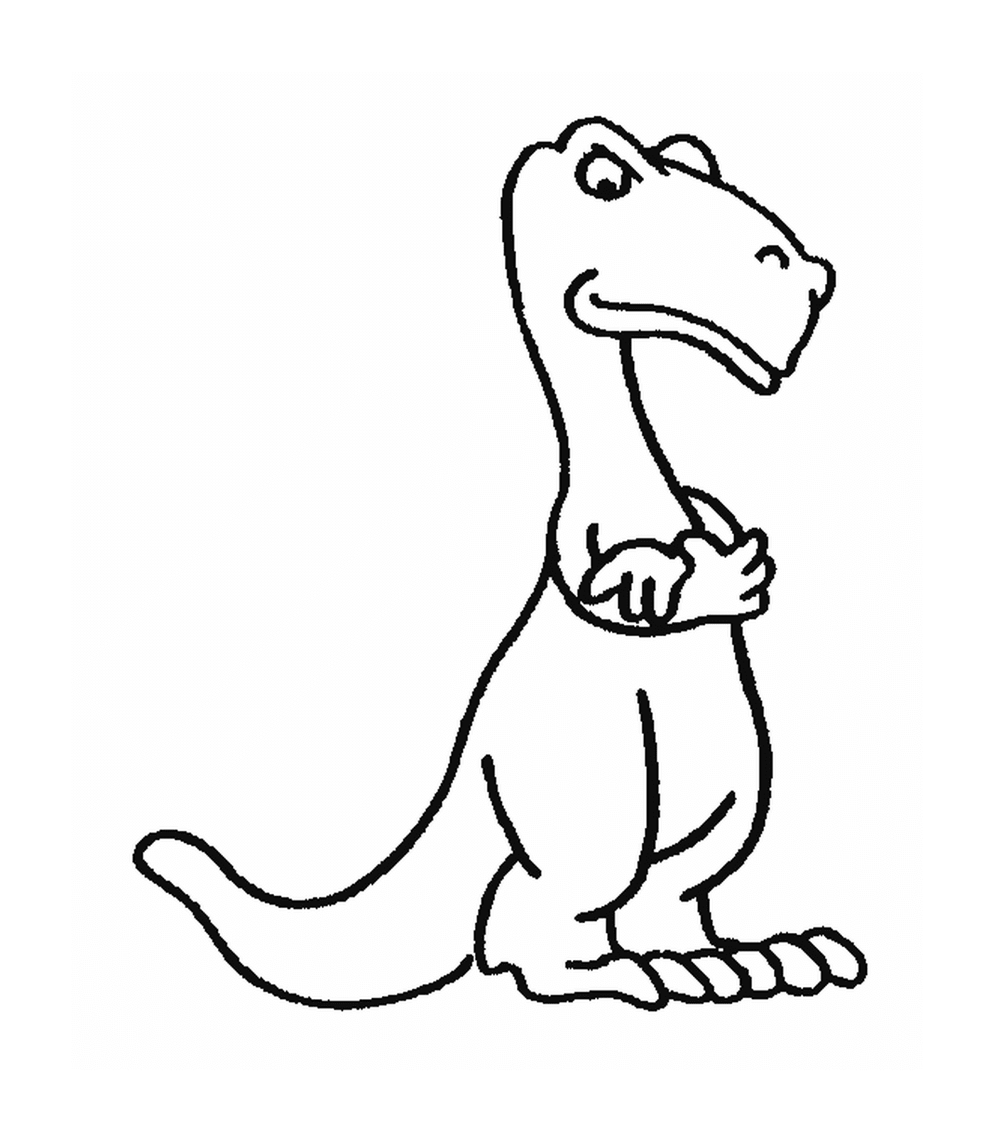  Dinossauro com um olhar imponente 
