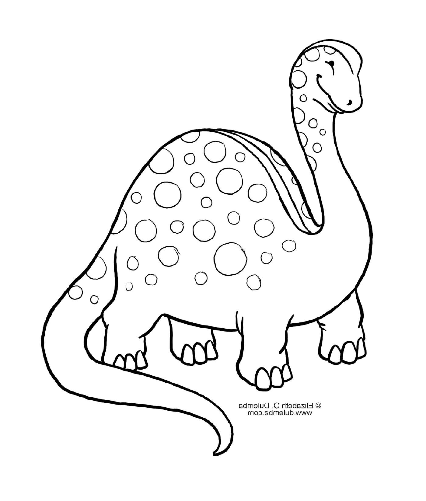  Um dinossauro com manchas 