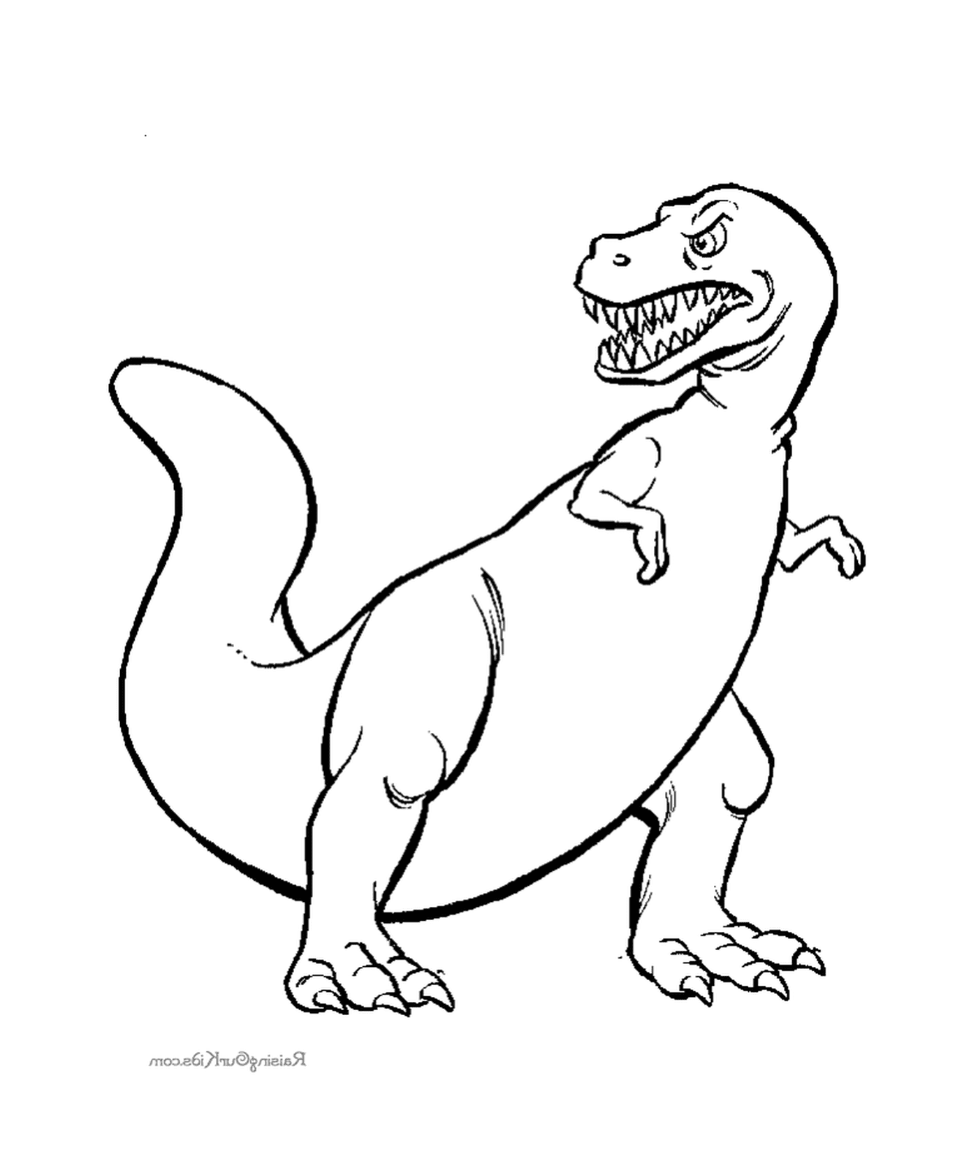  Um dinossauro desenhado 