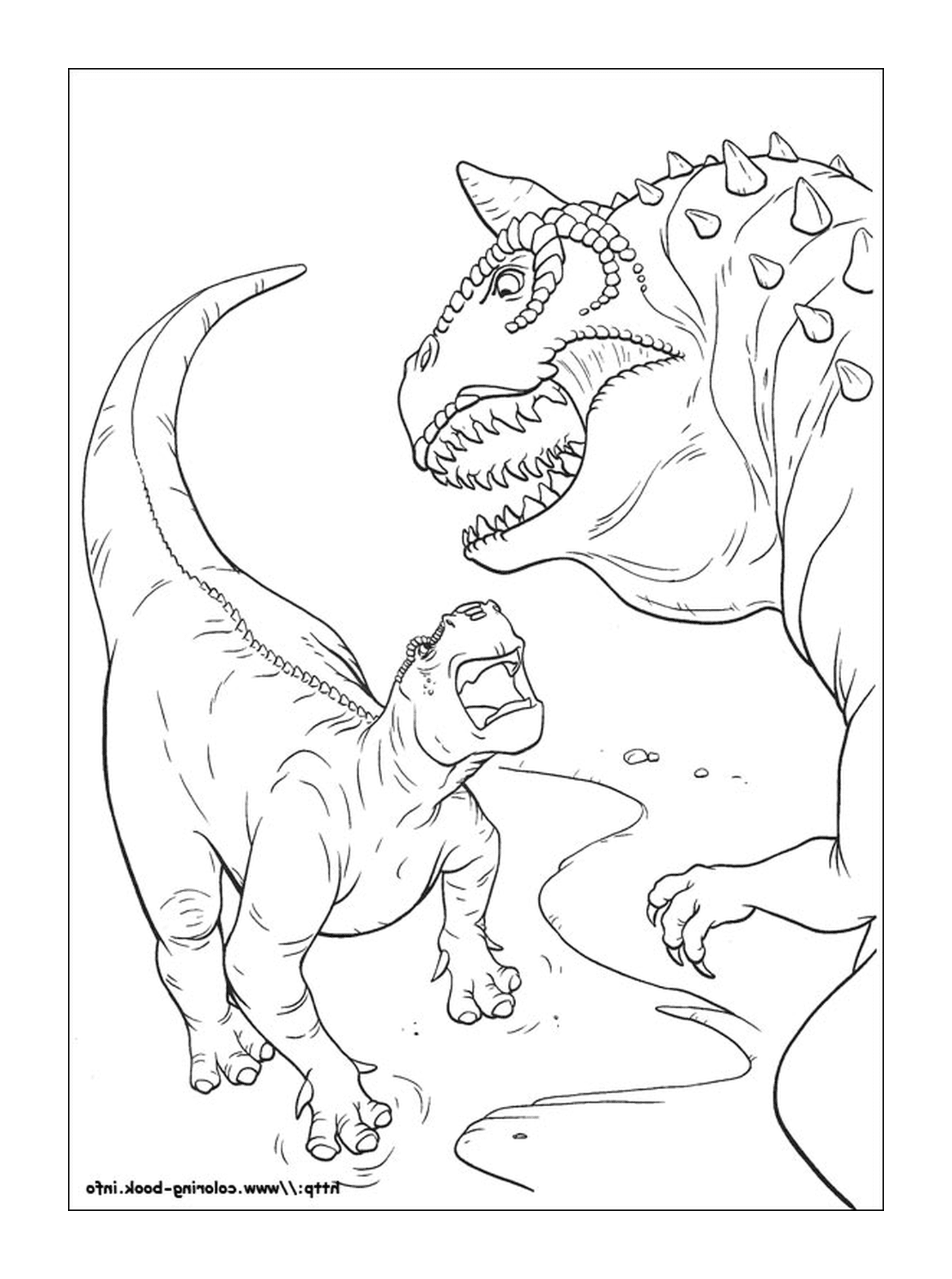  Dois dinossauros 