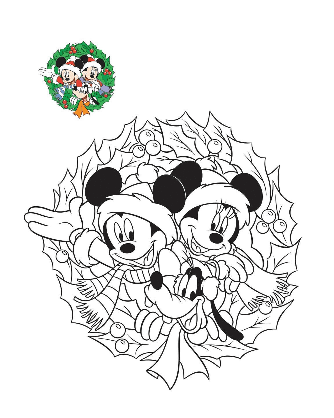  Mickey和Minnie正在筹备 