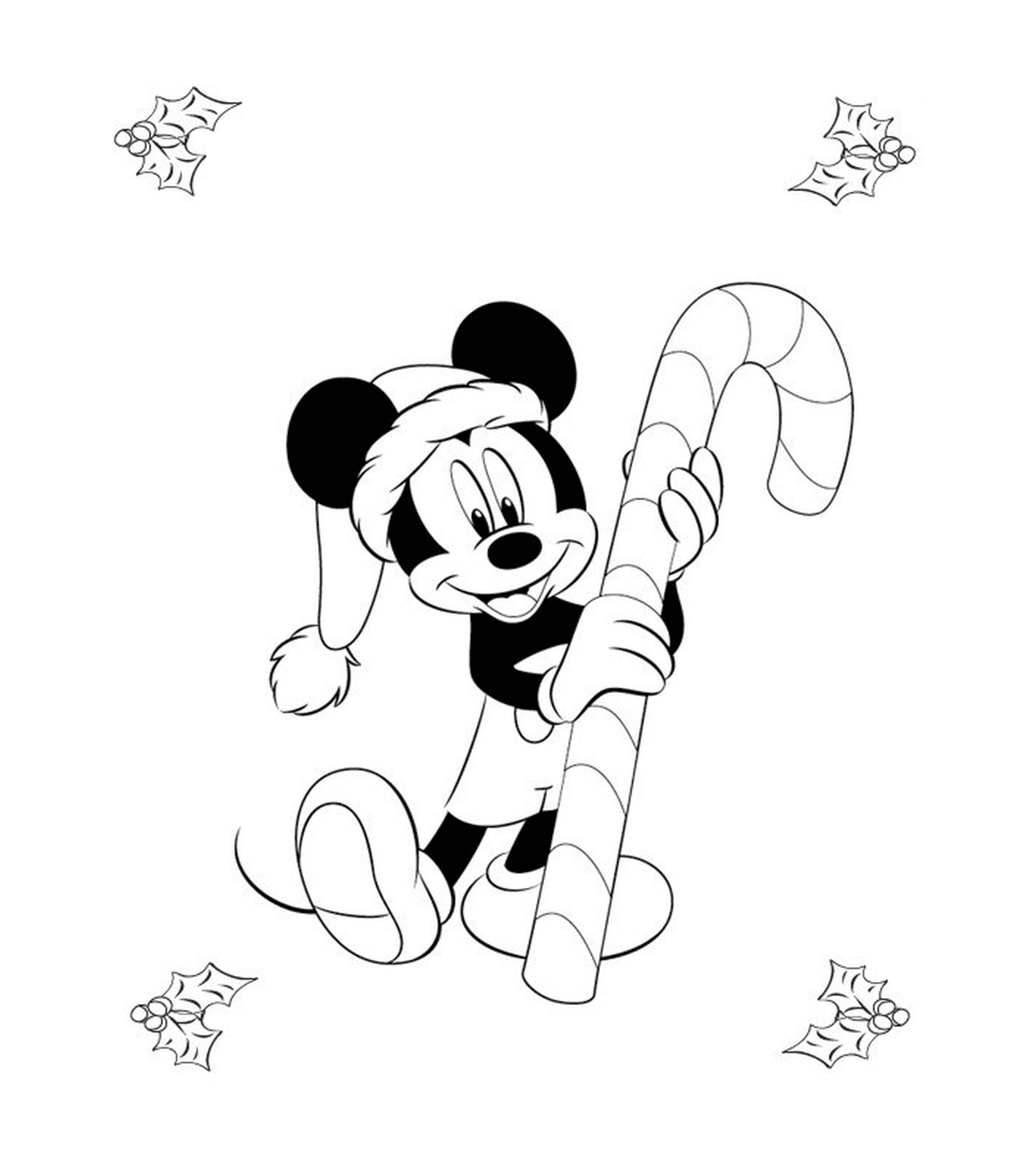  Mickey com cana doce 