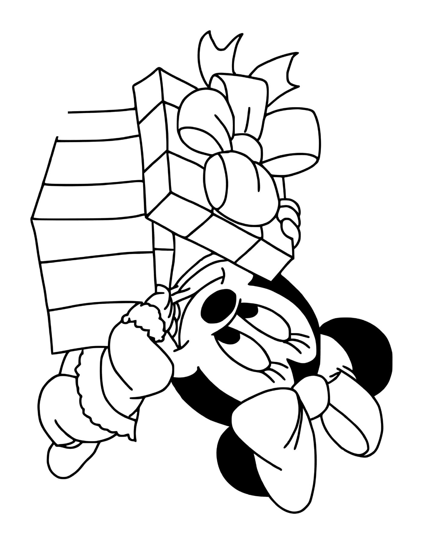  Minnie e seu presente 