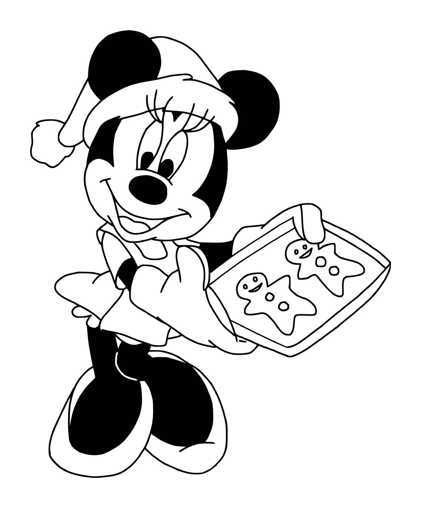  Minnie com biscoitos de gengibre 