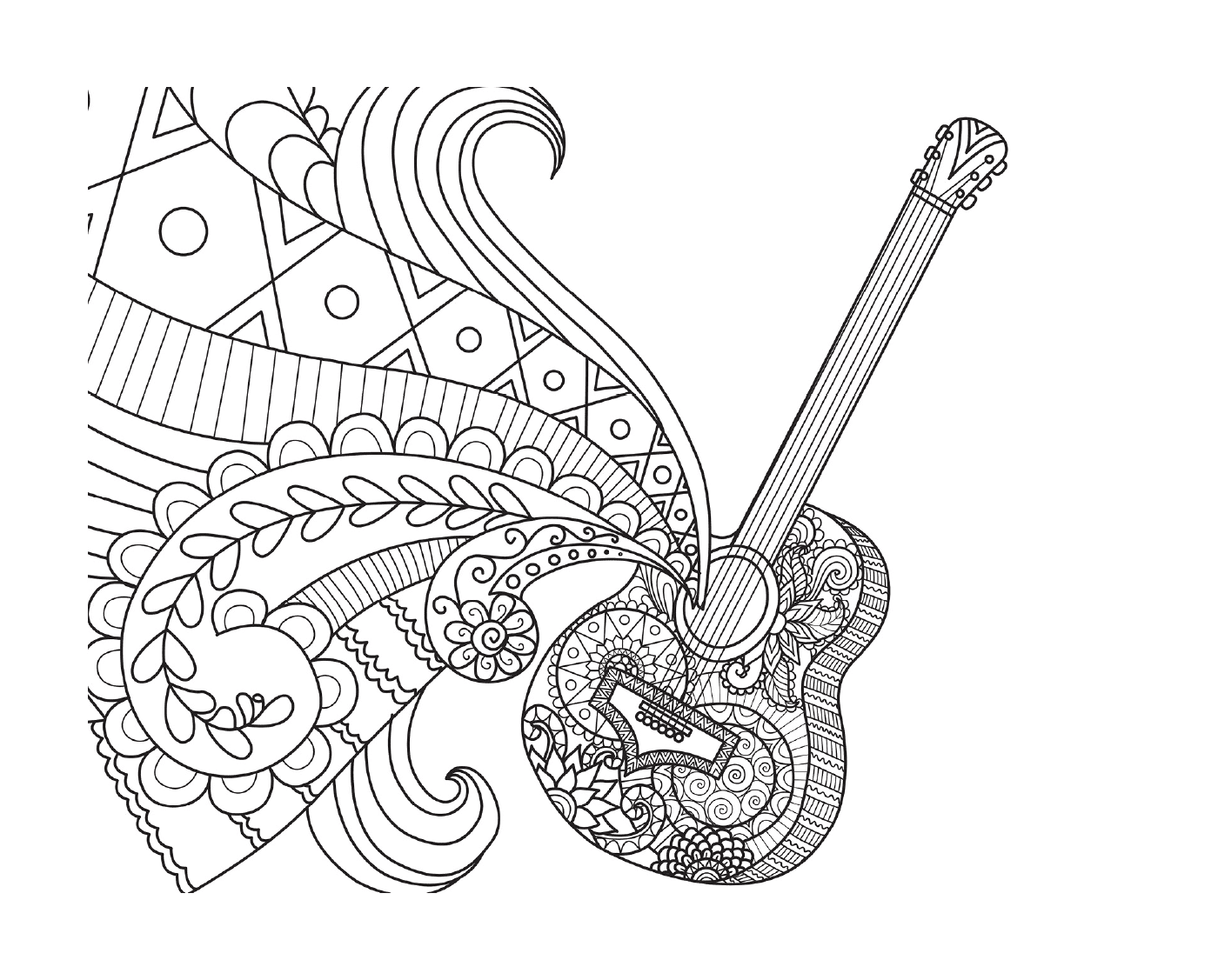  Guitarra Coco por Bimbimkha 