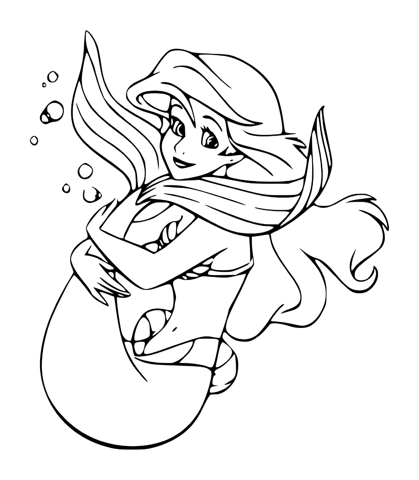  Ariel, uma sereia aventureira e curiosa do mundo 