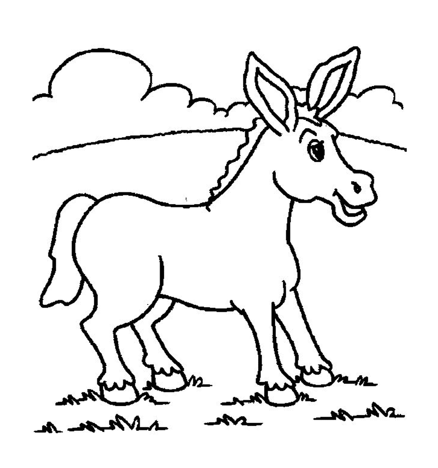  Uma imagem de um burro 
