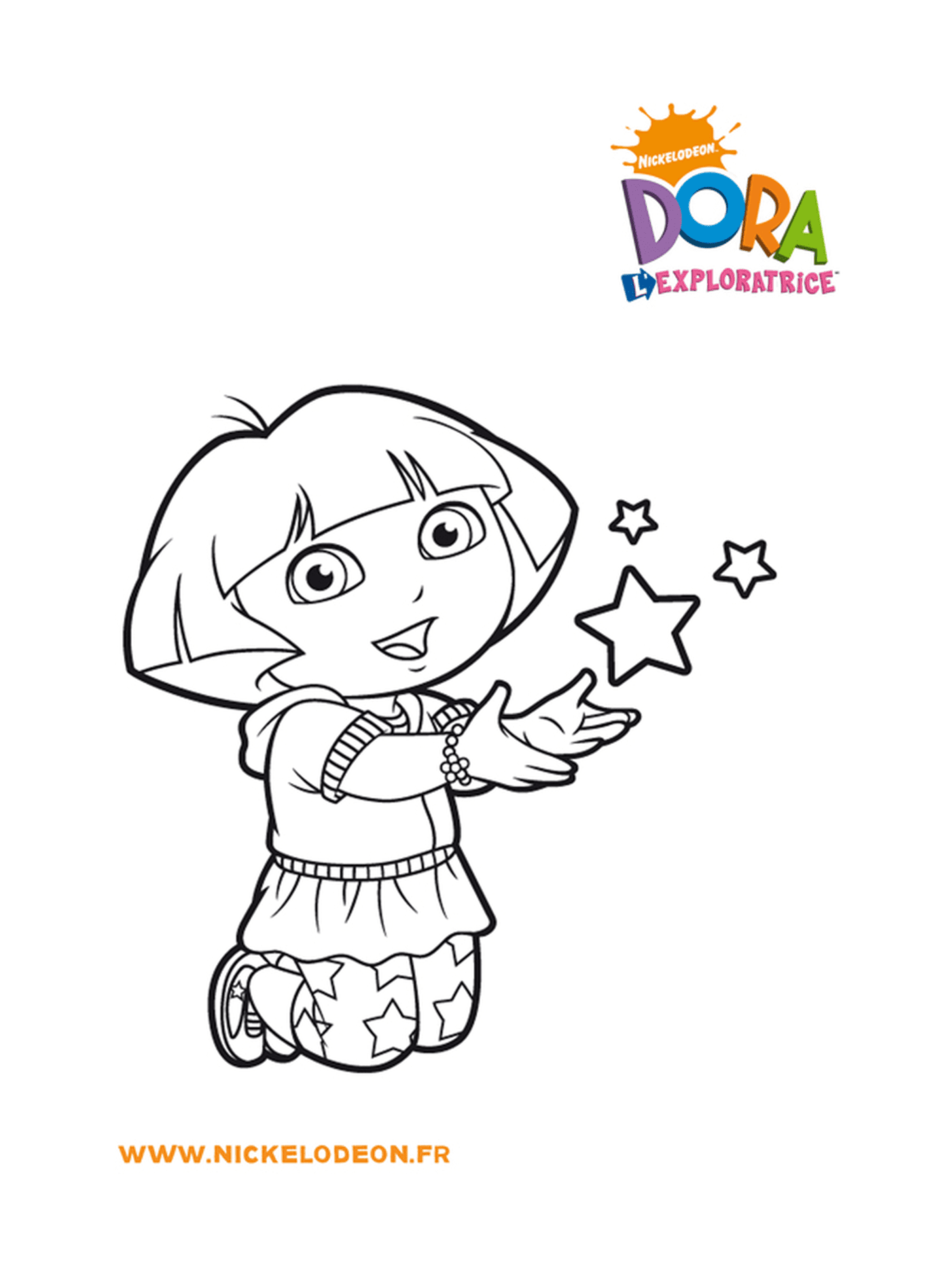  Dora é fascinada pelas estrelas 