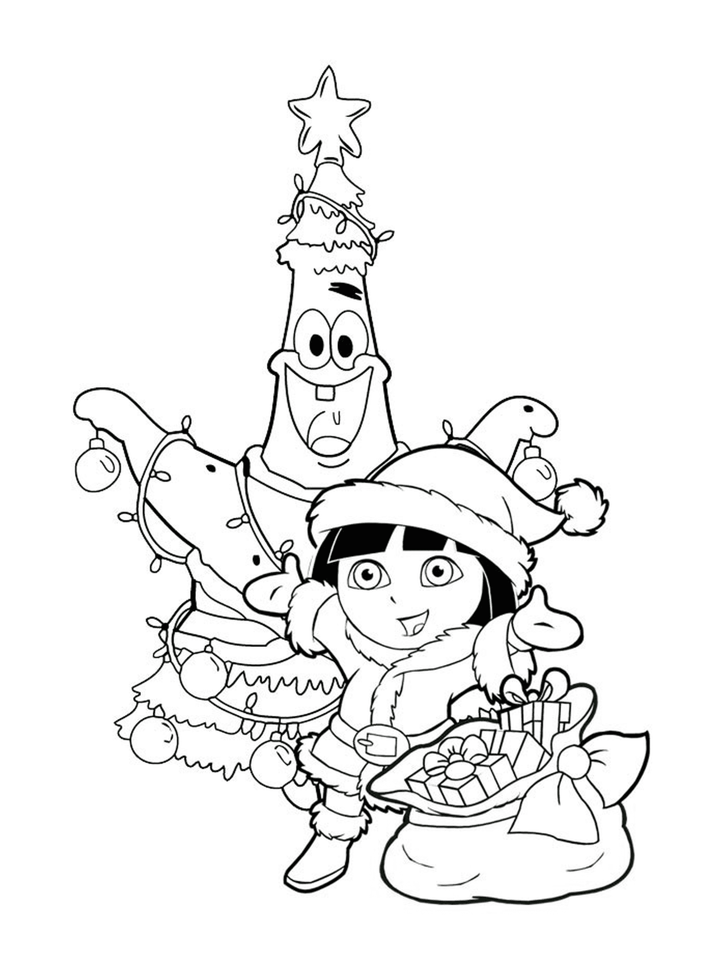  Dora celebra o Natal com Patrick 