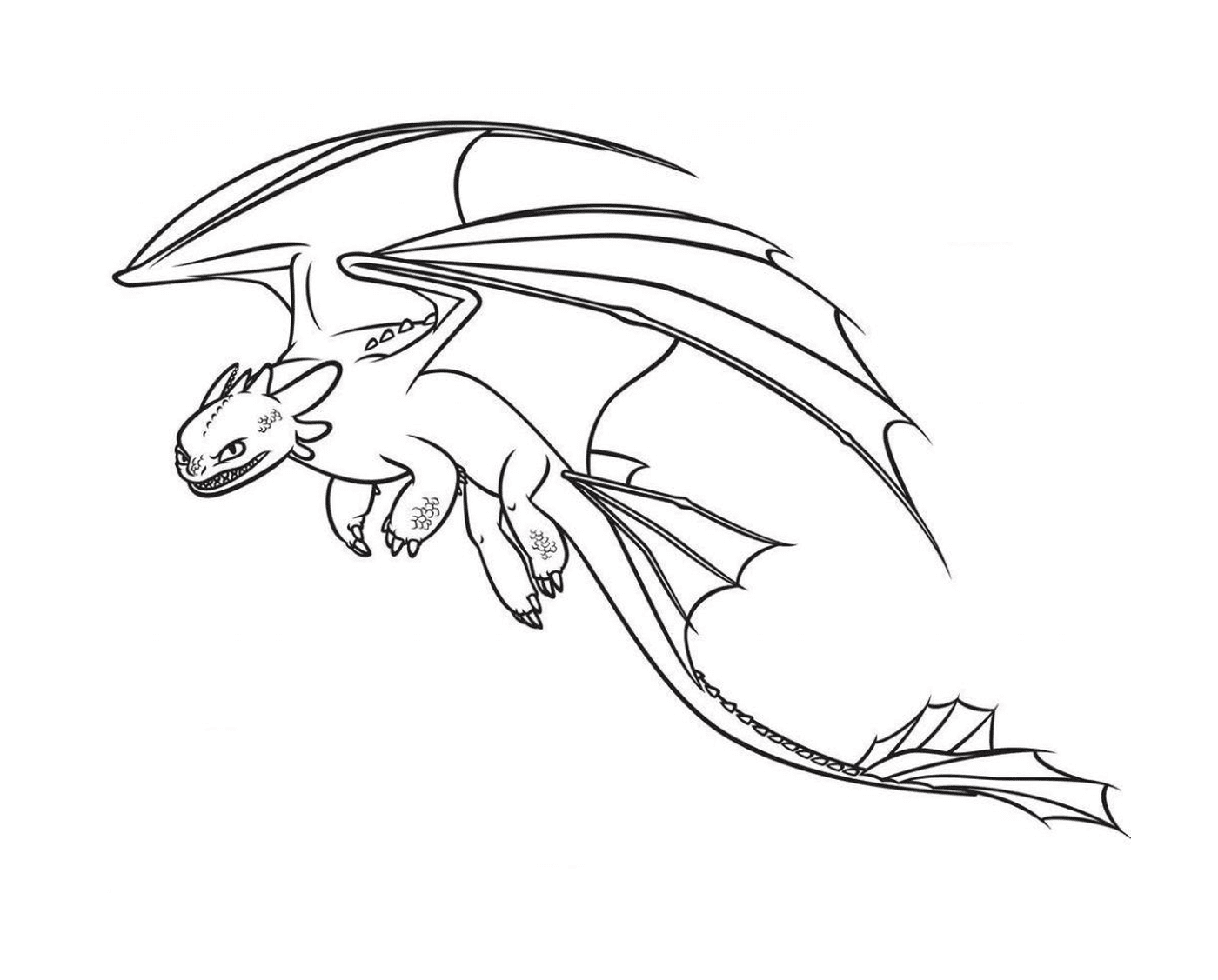  Toothless, o dragão mais rápido 