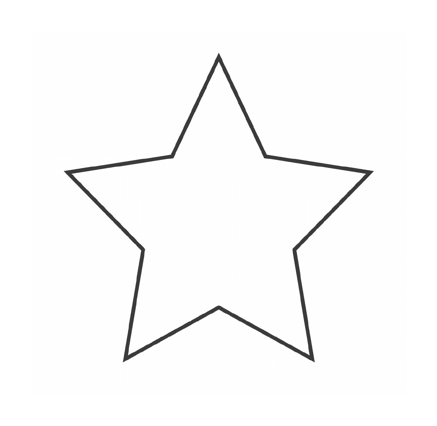  一个有五个分支的恒星 