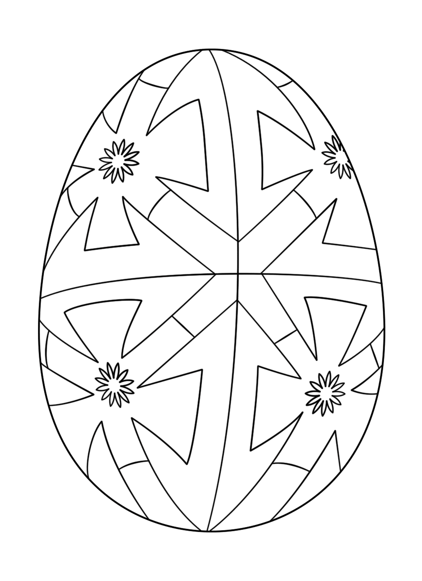  几何复活体蛋 